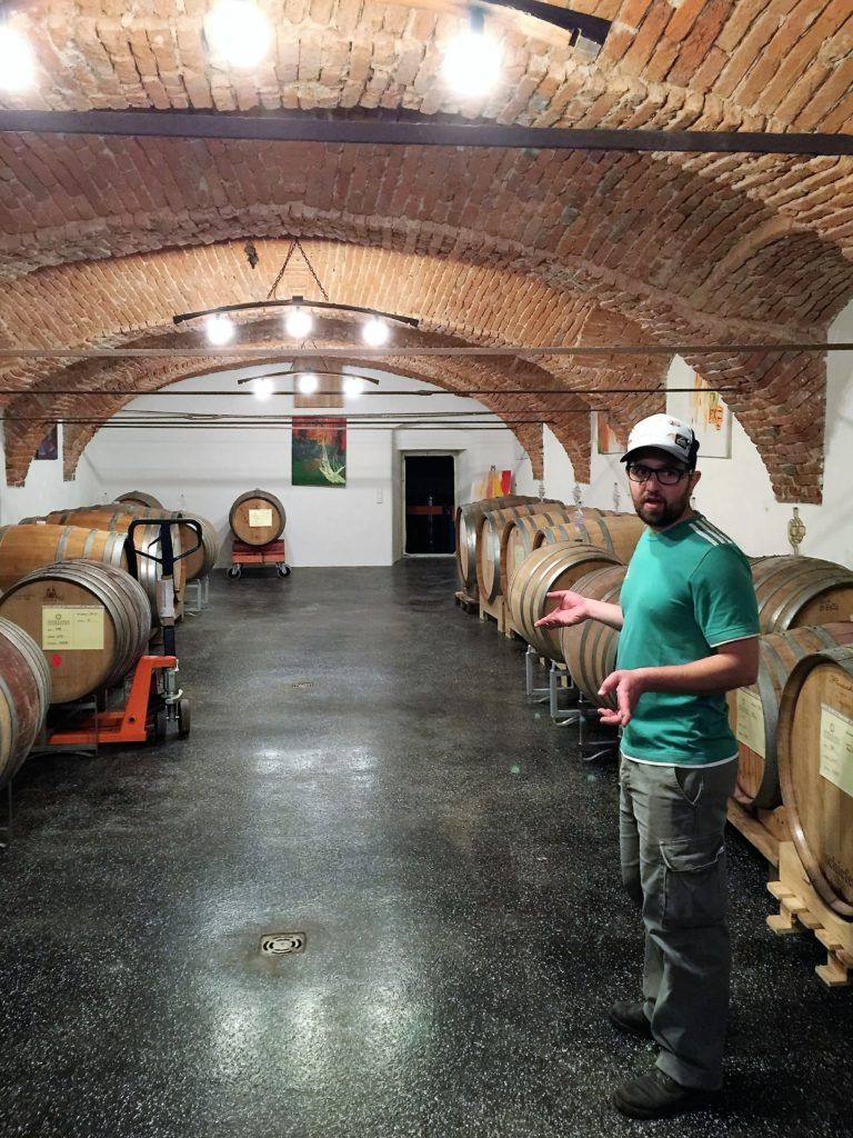 Herrenhof Lamprecht wine cellar