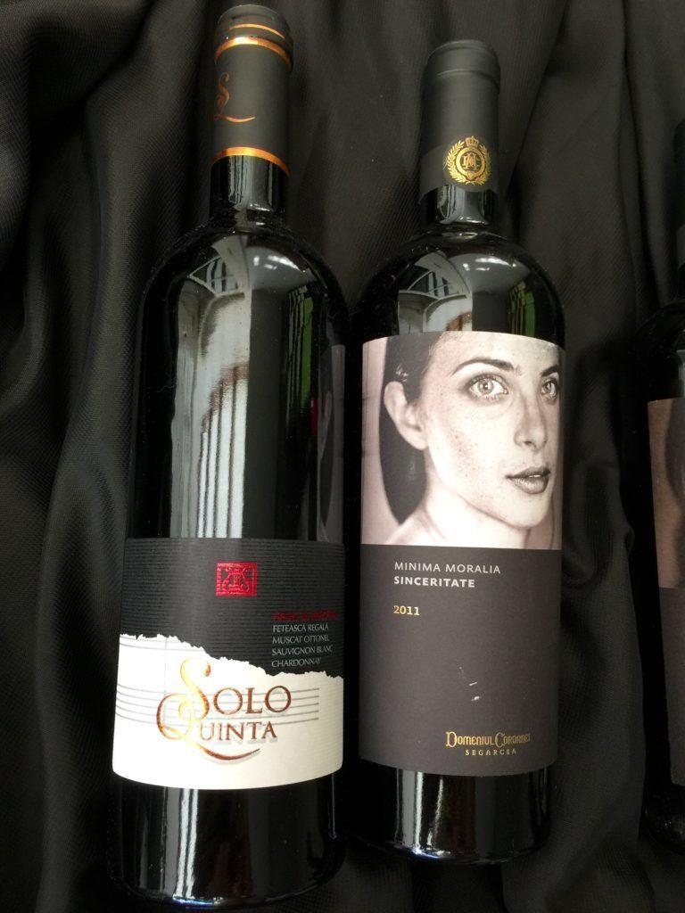 Two premium Romanian white wines