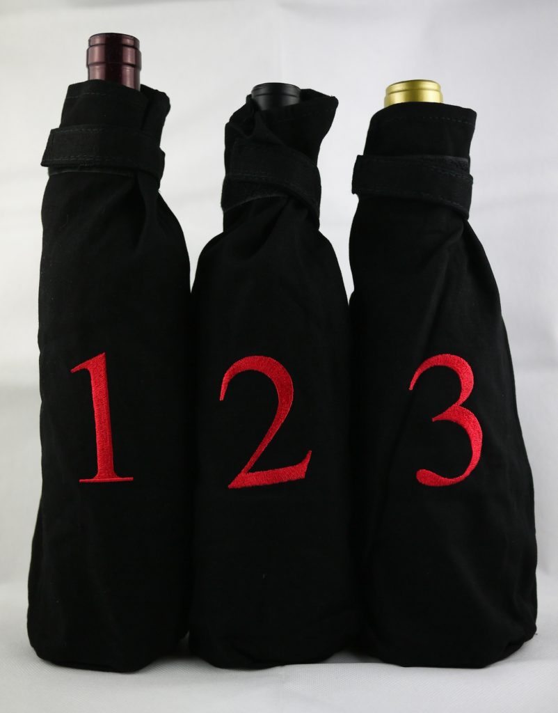 Wine sleeves make blind tasting truly blind