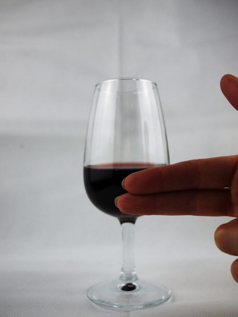 wine tasting size sample