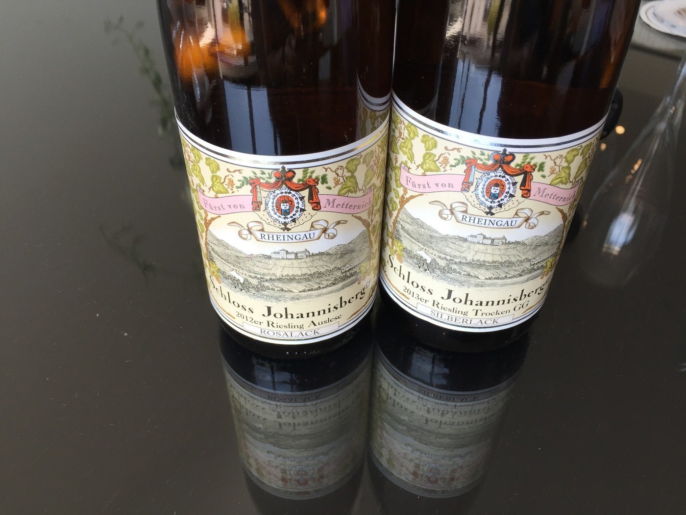 Two wines from Schloss Johannisberg